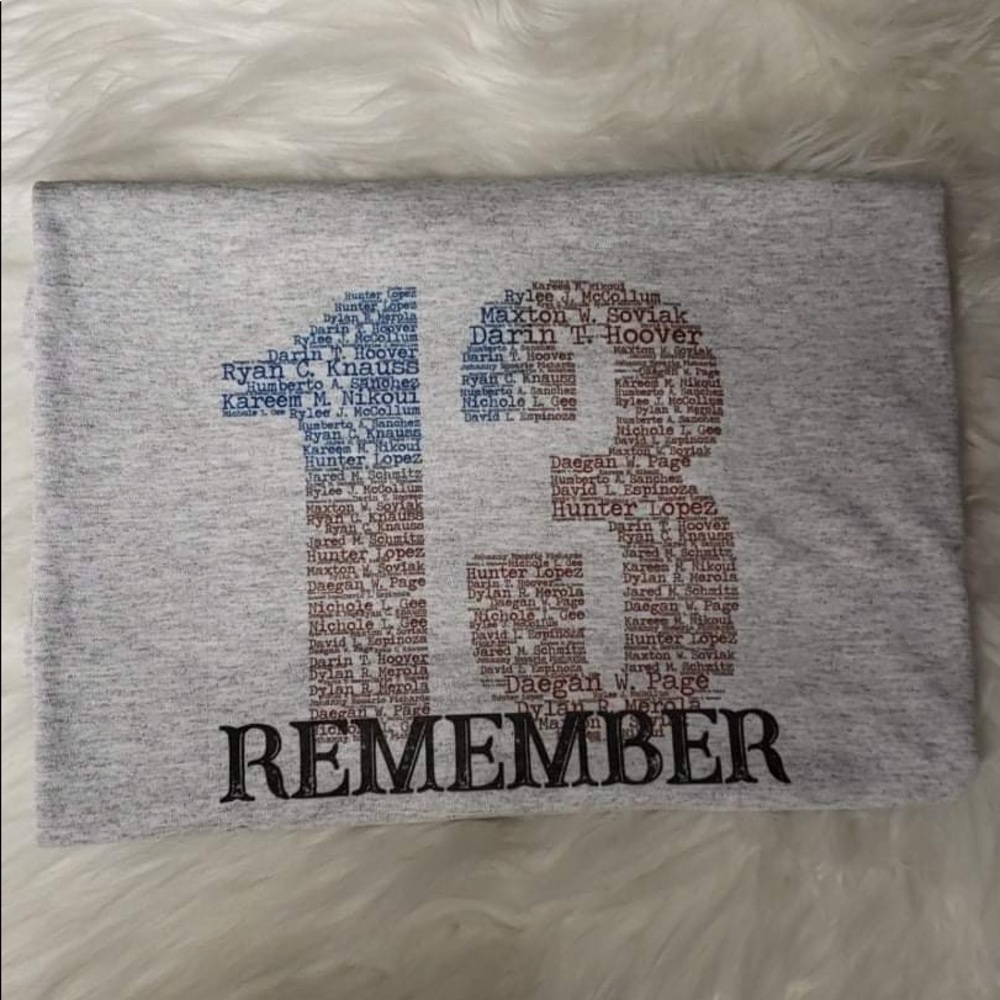 COPY - unisex T-shirt remember the 13th fallen  s…